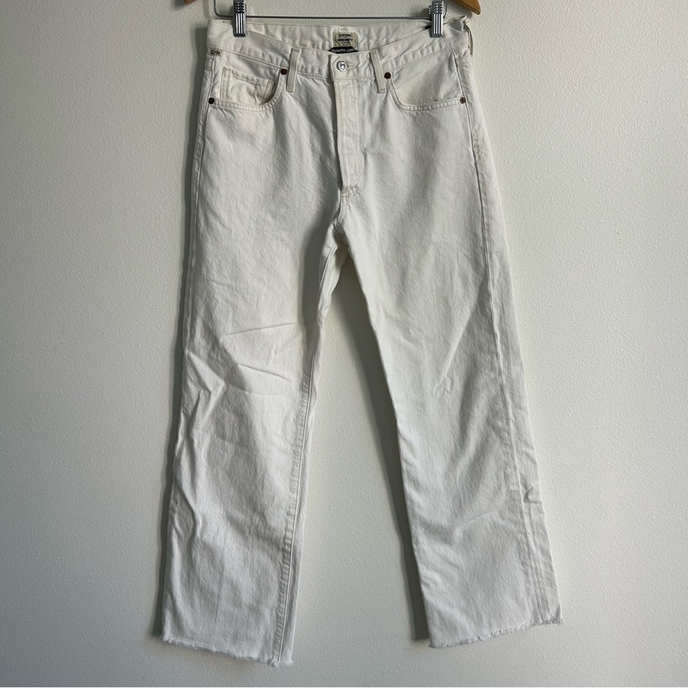 Citizens Of Humanity White Womens Straight Leg Jean -28